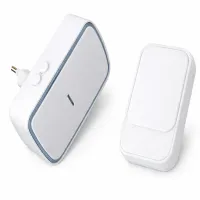 Dzwonek bezprzewodowy kinetyczny do drzwi do furtki 130m wodoodporny