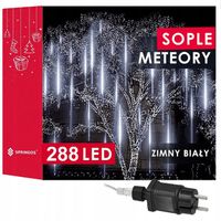 SOPLE 288LED METEORY 50cm LAMPKI ZEWNĘTRZNE IP44 PADAJĄCY ŚNIEG 7m GIRLANDA