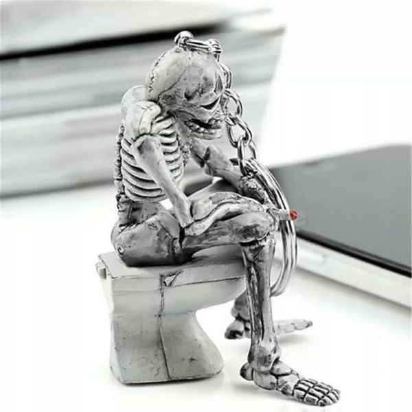 Breloczek NIe Pal Śmierć na Tronie Kościotrupek 3D Wucecik Kostucha Fajka zdjęcie 13