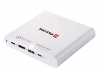 ŁADOWARKA SIECIOWA 2x USB 2x USB-C 87W SWISSTEN