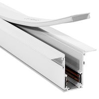 Szynoprzewód podtynkowy magnetyczny 826 Domeno LED metalowy biały