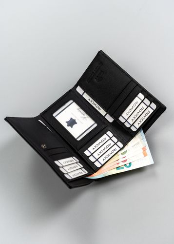 portfel damski skóra + pu px23-20-bl-2342 black na Arena.pl