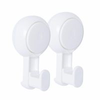 Wieszak, haczyk uniwersalny na przyssawkę biały, 2 szt.- Yoka Home