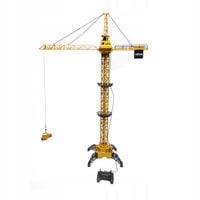 DŹWIG ŻURAW ZDALNIE STEROWANY RC NA PILOTA 128 cm ŚWIATŁO DŹWIĘK DUŻY XXL
