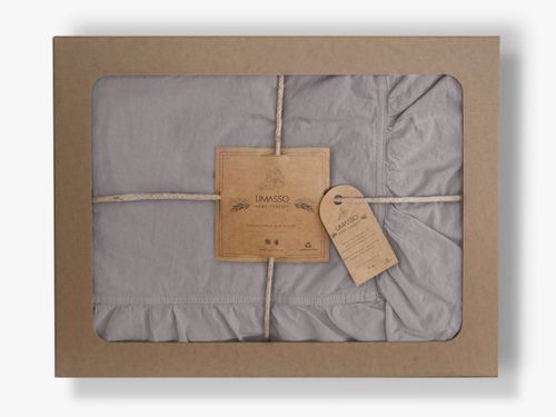 Pościel bawełniana OPAL GREY/220X200(P) STONEWASHED na Arena.pl