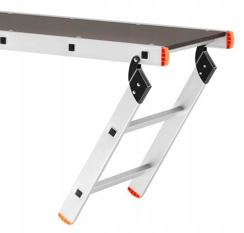 Podest roboczy aluminiowy składany platforma składana HIGHER - 2,48m na Arena.pl