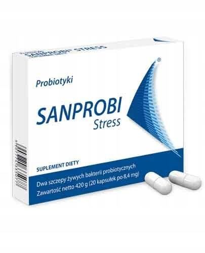 SANPROBI Stress Probiotyk 20 kapsułek zdjęcie 3