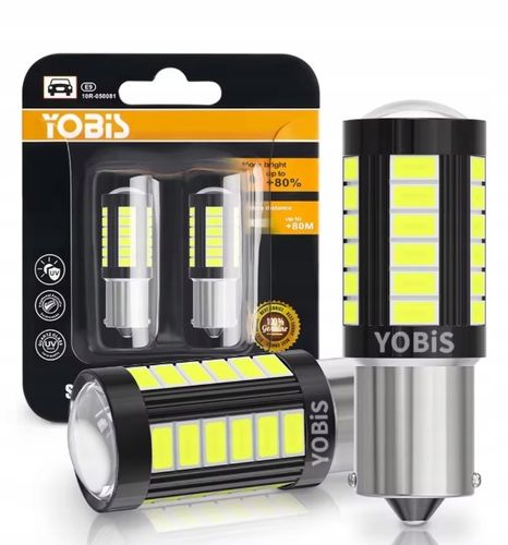 Żarówki P21W PROJEKTOR XENON BIAŁY BIAŁE LED Bardzo Mocne 6500 2szt. na Arena.pl