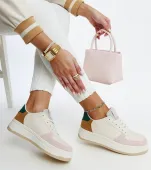 Sneakersy na platformie Cvita pastelowe 39
