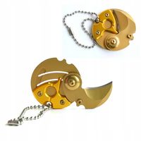 Nóż składany scyzoryk wisiorek amulet survival edc