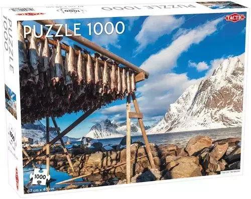 Puzzle 1000 elementów. Ryby na drążku zdjęcie 1