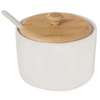 porcelanowa cukiernica cukierniczka z łyżeczką orion 126714