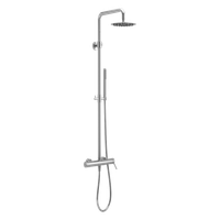 PI zestaw prysznicowy ścienny z deszczownicą 25 cm, chrom
