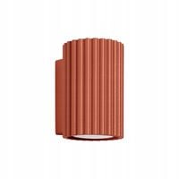 Nowoczesny Kinkiet Czerwony GU10 KARBON Sollux Lighting 10W