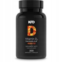 KFD WITAMINA D3 4000 IU - 200 KAPSUŁEK (200 PORCJI)