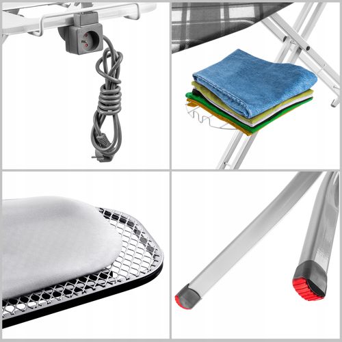 KADAX Deska Do Prasowania 120x38cm Z Gniazdkiem na Arena.pl