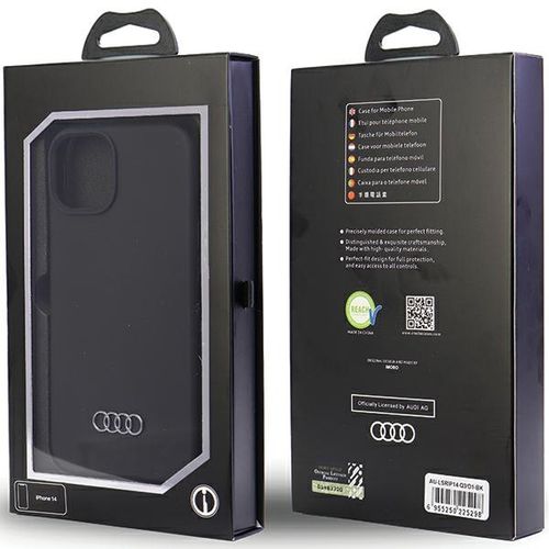 Etui Audi do iPhone 15, iPhone 14, iPhone 13, Czarny na Arena.pl
