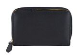 Barberini's - skórzany portfel damski - Czarny