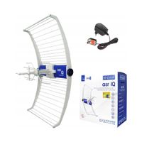 Antena zewnętrzna Telkom-Telmor ASR IQ 5G Protected wzmacniacz + zasilacz
