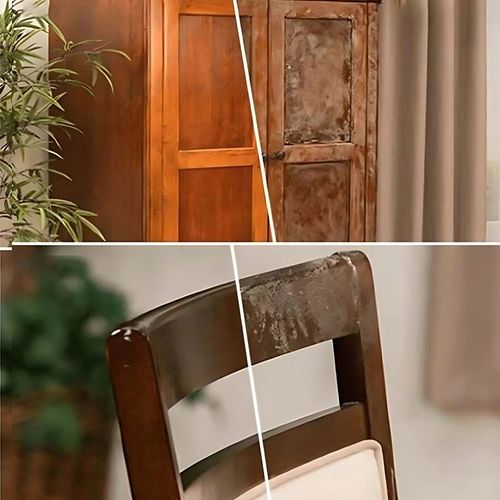 Zestaw do Polerowania Drewna Podłóg Mebli Wosk BeeWax + Wełna Stalowa na Arena.pl