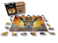 Puzzle Drewniane dla dzieci i dorosłych CuteGiraffe Żyrafa 250 el