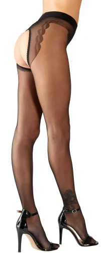 cottelli legwear rajstopy 20 den bezszwowe z otwartą częścią kroczową na Arena.pl