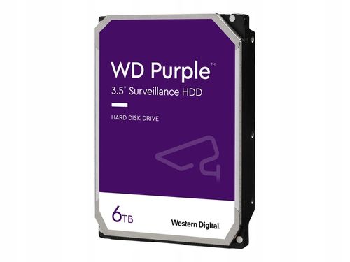 DYSK TWARDY WESTERN DIGITAL WD64PURZ WD PURPLE 6TB SATA 3,5" na Arena.pl