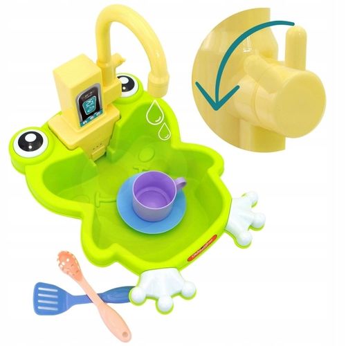 ZLEWOZMYWAK ZLEW DLA DZIECI KUCHNIA Z WODĄ INTERAKTYWNY KRAN PRAWDZIWA WODA na Arena.pl