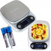 Elektroniczna Waga Kuchenna Precyzyjna 5kg/0,1g Domowa Wyświetlacz LCD