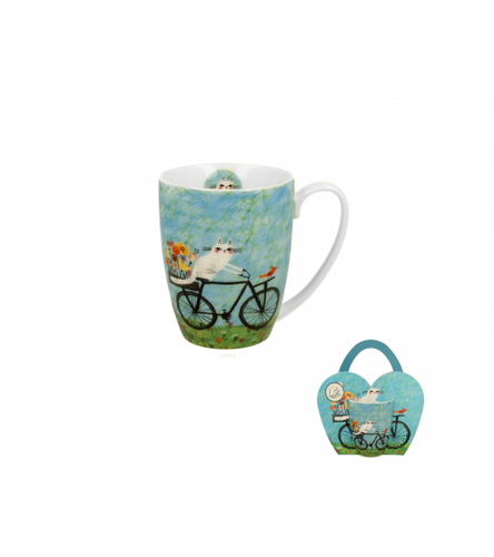 KUBEK DUO KOT KOTY ROWER NA PREZENT 360 ML na Arena.pl