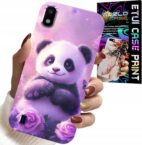 ETUI DO SAMSUNG A10 - SŁODKA PANDA WZORY DLA DZIECI + SZKŁO na Arena.pl