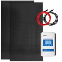 ZESTAW FOTOWOLTAICZNY 340W SOLARNY MPPT NA KAMPER ŁÓDŹ JACHT