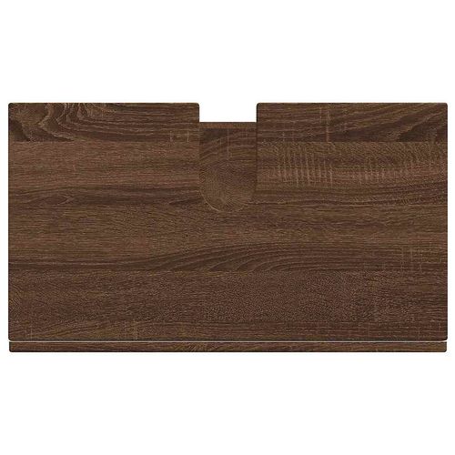 Szafka z umywalką do łazienki TULUM Brązowy dąb 60 x 34 x 63 cm na Arena.pl