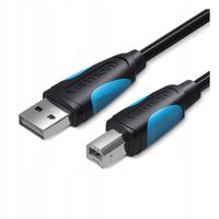 Kabel USB 2.0 Vention 5m A-B DO Drukarki Szybka Transmisja Czarny