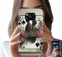 ETUI DO XIAOMI POCO X3 - KARTA KRÓL KRÓLOWA POKER KARTY + SZKŁO