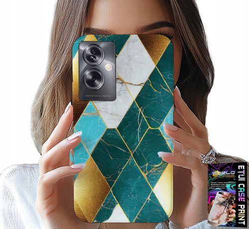 ETUI DO OPPO A79 5G - ELEGANCKIE MODNE WZORY CASE + FOLIA na Arena.pl