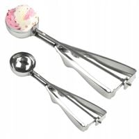 ŁYŻKA DO NAKŁADANIA PORCJOWANIA KULEK LODÓW ZIEMNIAKÓW GAŁKOWNICA STALOWA