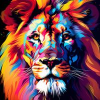 Plakat 90x90cm Kolory Królestwa