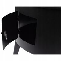 GRILL WĘGLOWY OGRODOWY DUŻY OKRĄGŁY WĘDZARNIA PALENISKO TERMOMETR RUSZT