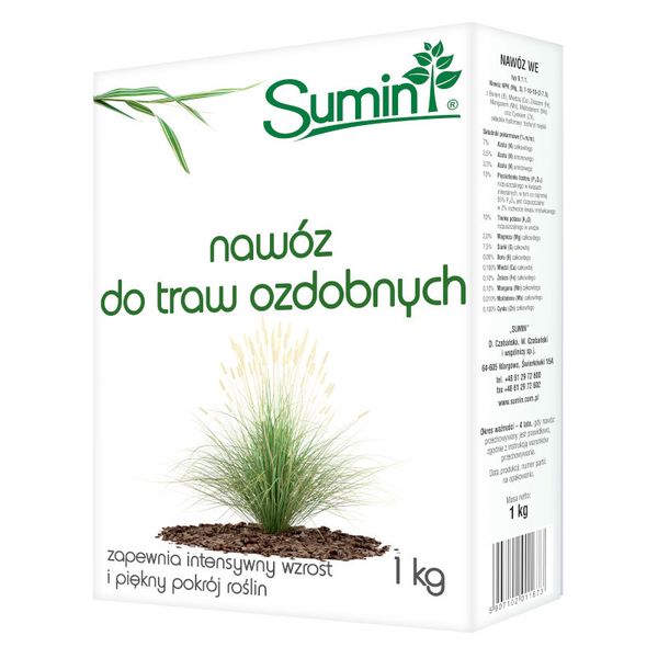 SUM27 NAWÓZ DO TRAW OZDOBNYCH SUMIN 1KG zdjęcie 1