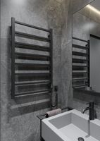 ELNA Grzejnik łazienkowy elektrczny Atria 8 Black 530mm ENERGOSZCZĘDNY