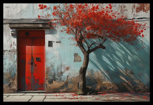 Plakat 45x30cm Widok Na Dawne na Arena.pl