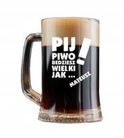 Kufel do Piwa Z WŁASNYM GRAWEREM PREZENT Kufle HIT