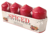 Świeca zapachowa pieńkowa RAK (09380) Jabłko z cynamonem 40/70 ~7h 4szt.