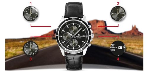 Zegarek Męski CASIO EDIFICE EFR-526L-1AVUEF 10 BAR + BOX na Arena.pl
