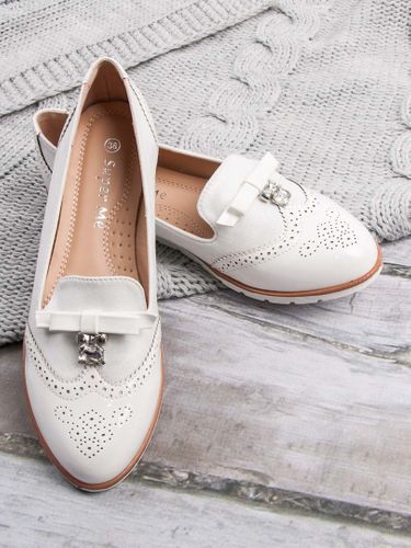 BIAŁE MOKASYNY Rozmiar - 42 na Arena.pl