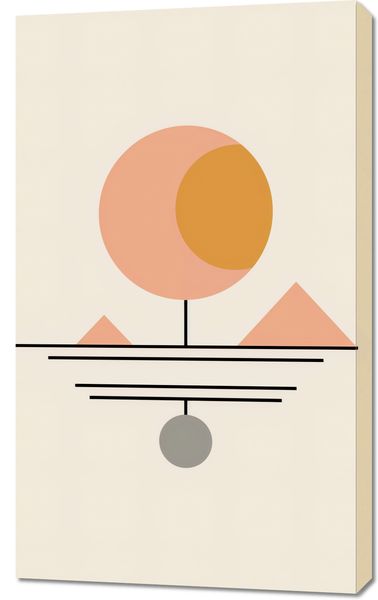 Obraz 60x100cm Geometryczna Utopia zdjęcie 1