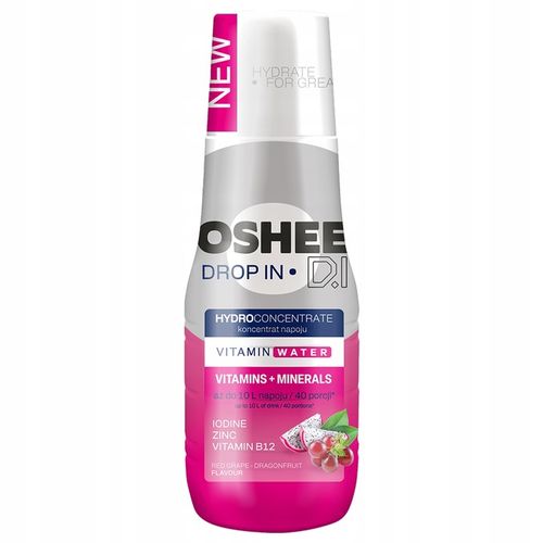 3x SYROP OSHEE DROP IN 500ML ELEKTROLITY WITAMINY MINERAŁY DO SATURATORA na Arena.pl