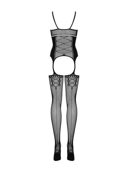Bodystocking G314 Czarny S/M/L zdjęcie 2