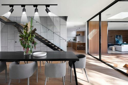 Zestaw Szynoprzewód Szyna 1m + 4x Lampa GU10 LED Oświetlenie szynowe na Arena.pl